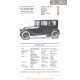 Franklin Sedan Fiche Info 1922