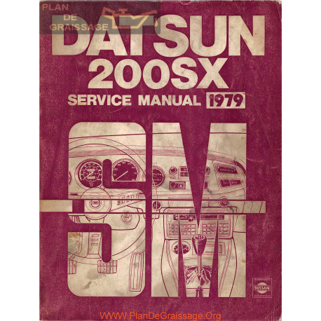 Datsun 200sx S10 1979 Factory Service Manual