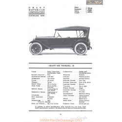 Grant Six Touring H Fiche Info 1920