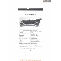 Grant Touring Car V Fiche Info Mc Clures 1916