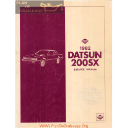 Datsun 200sx S110 1982 Factory Service Manual