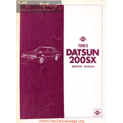 Datsun 200sx S110 1983 Factory Service Manual