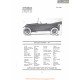 Hollier Touring 186 Fiche Info 1917