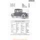 Hudson Super Six Cabriolet Fiche Info 1917