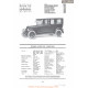 Hudson Super Six Limusine Fiche Info 1918