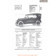 Hudson Super Six Phaeton Fiche Info 1919