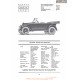 Hudson Super Six Phaeton Fiche Info 1920