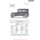 Hupp Hupmobile Sedan R Fiche Info 1919