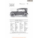 Hupp Hupmobile Touring N Fiche Info 1917