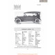 Hupp Hupmobile Touring Nu Fiche Info 1917