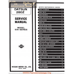 Datsun 280z 1977 Service Manual