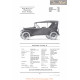 Hupp Hupmobile Touring R Fiche Info 1922