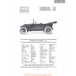 Inter State Touring T19 Fiche Info 1919