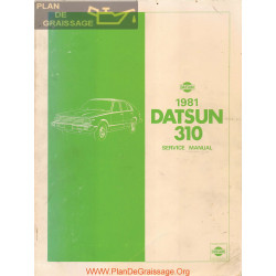 Datsun 310 N10 1981 Factory Service Manual