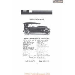 Marmon 34 Touring Car Fiche Info Mc Clures 1916