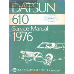 Datsun 610 1976 Series Factory Service Manual