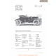 Maxwell Mascotte Roadster Fiche Info 1912