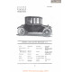 Milburn Licht Electric Brougham 27l Fiche Info 1919