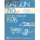 Datsun 710 1976 Factory Service Manual