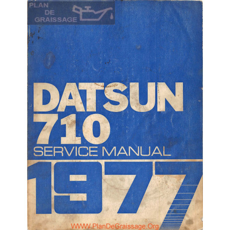 Datsun 710 1977 Factory Service Manual