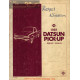 Datsun 720 Pick Up 1981 Factory Service Manual