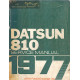 Datsun 810 1977 Factory Service Manual