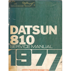 Datsun 810 1977 Factory Service Manual