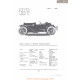 National 40 Speedway Roadster Series V Fiche Info 1912