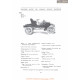 Northern C Two Passenger Touring Runabout Fiche Info 1907