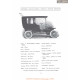Northern Model C Lomousine Fiche Info 1906