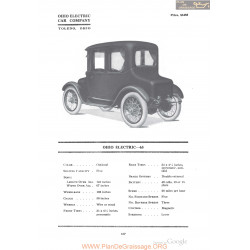 Ohio Electric 63 Fiche Info 1918