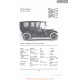 Oldsmobile Autocart Limousine Fiche Info 1912