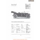 Oldsmobile Defender Touring Fiche Info 1912
