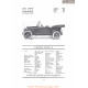 Oldsmobile Touring 37 Fiche Info 1919
