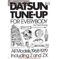 Datsun All Zx Tune Up 1968 1979 Including Z Zx