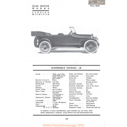 Oldsmobile Touring 45 Seven Fiche Info Mc Clures 1917
