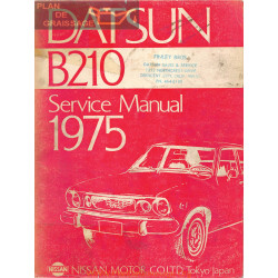 Datsun B210 1975 Repair Shop Manual Original