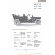 Packard 30 Touring Fiche Info 1910