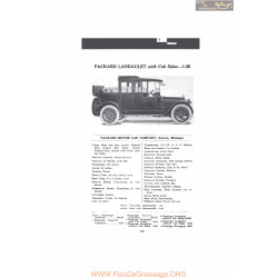 Packard Landaulet With Cab Sides 1 35 Fiche Info Mc Clures 1916