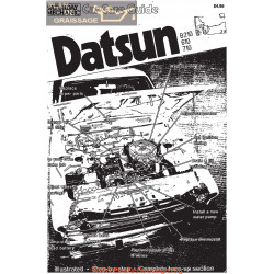 Datsun B210 610 710 Car Care Guide