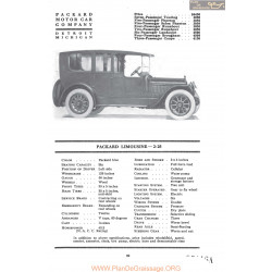 Packard Limousine 2 25 Fiche Info Mc Clures 1917