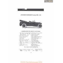 Packard Standard Touring Car 1 35 Fiche Info Mc Clures 1916