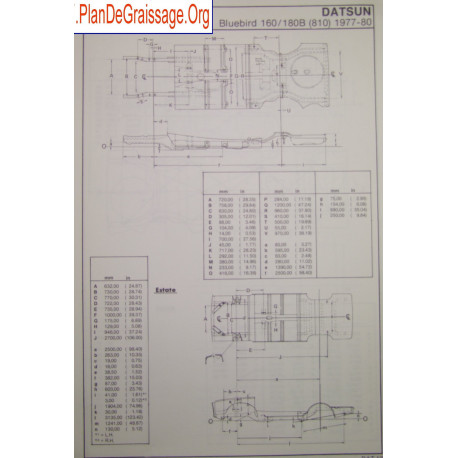 Datsun Bluebird 160 180b 810 1977 80