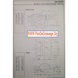 Datsun Bluebird 1600 1800 910 Estate 1980 84