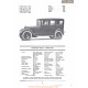 Peerless Sedan Limousine Fiche Info 1920