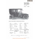Pierce Arrow 36 Horse Power Landaulet Fiche Info 1910