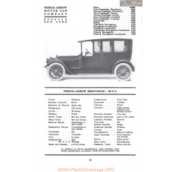 Pierce Arrow Brougham 38 C 4 Fiche Info Mc Clures 1917