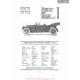 Pierce Arrow Five Passenger Touring 38 C 4 Fiche Info 1917