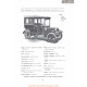 Pierce Arrow Great Opera Coach Fiche Info 1906