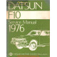 Datsun F10 1976 Factory Service Manual